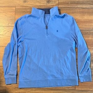 Izod Men's Light Blue Quarter-Zip Sweater